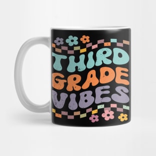 Third Grade Vibes Back To School 3rd Grade Teacher Girl Boy Mug